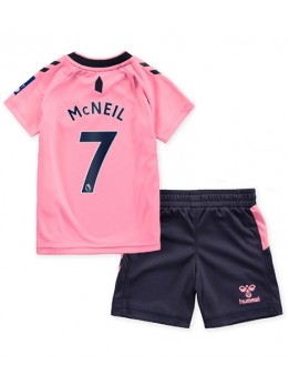 Everton Dwight McNeil #7 Auswärts Trikotsatz für Kinder 2022-23 Kurzarm (+ Kurze Hosen)